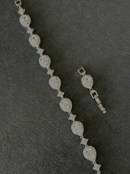 RainDrop Star Bracelet Silver