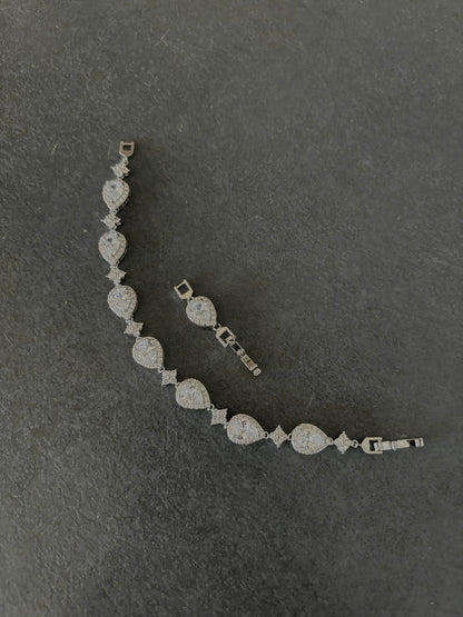 RainDrop Star Bracelet Silver